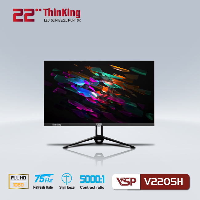 MÀN HÌNH PHẲNG VSP V2205H 22