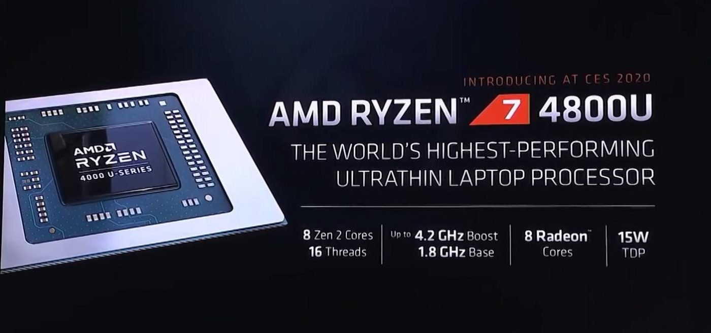 Thế hệ CPU Ryzen 4000 trên nền tảng thiết bị di động