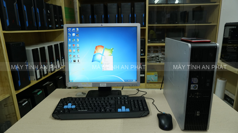 Trọn Bộ : HP Dc 7800, Chíp E7500, Ram 2GB, HDD 160