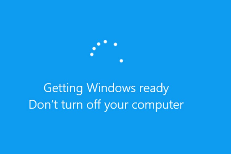Mẹo sửa lỗi “Getting Windows Ready” trên máy tính Windows 10