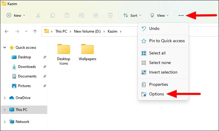 Mẹo hiển thị các tệp và thư mục ẩn trên máy tính Windows 11