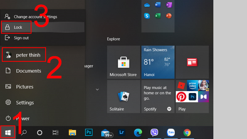 Mẹo khóa màn hình máy tính cũ Windows 10 nhanh và đơn giản nhất