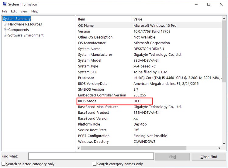 Mẹo sửa lỗi cài đặt UEFI Firmware Settings đã bị thiếu trong máy tính