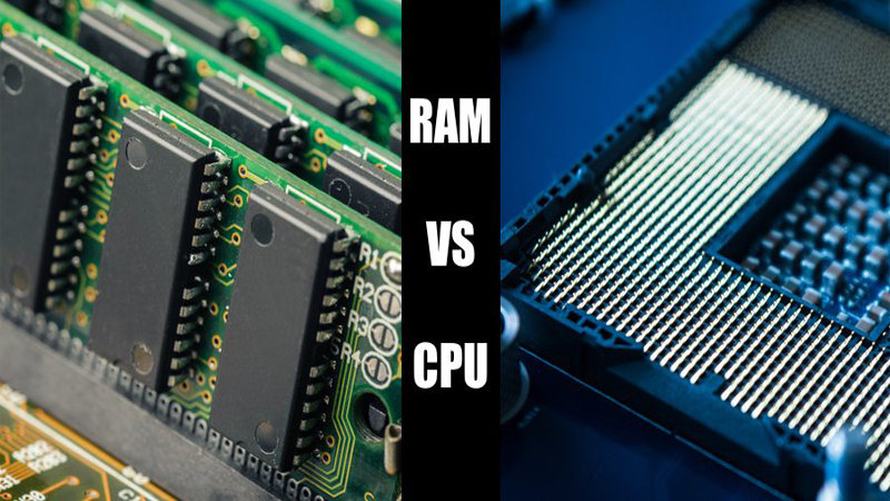 Sự khác biệt giữa CPU và Ram máy tính mà bạn cần biết