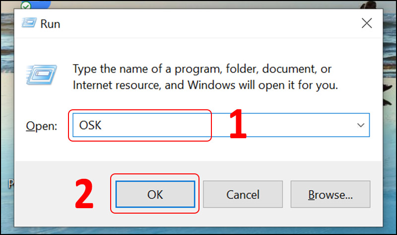 Mẹo mở bàn phím ảo trên máy tính Windows 10