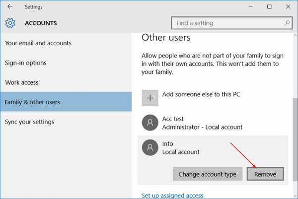 6 cách để xóa tài khoản User trên máy tính Windows 10