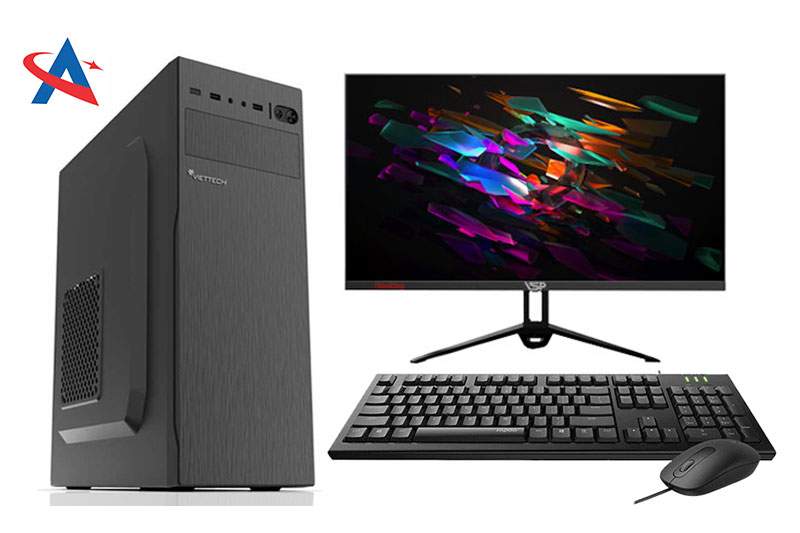 Bộ cây Cpu I7-7700 Ram 8G Ssd 240G Màn 21.5