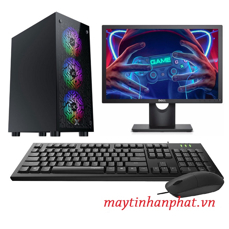 Bộ máy tính Cpu i7-10700F VGA RTX2060 8G màn 22