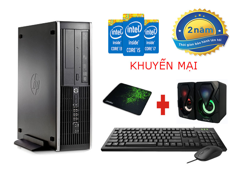 Case Hp Cpu i3-2100 Ram 8Gb SSD 120G