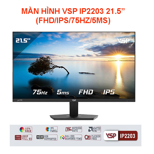 MÀN HÌNH IPS VĂN PHÒNG VSP IP2203